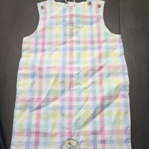 Janie and Jack Baby Multicolor Plaid Romper